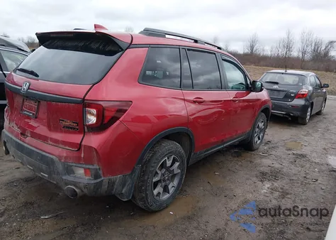 2022 Honda Passport Awd Trailsport из США, поврежденный, VIN 5FNYF8H68NB014410